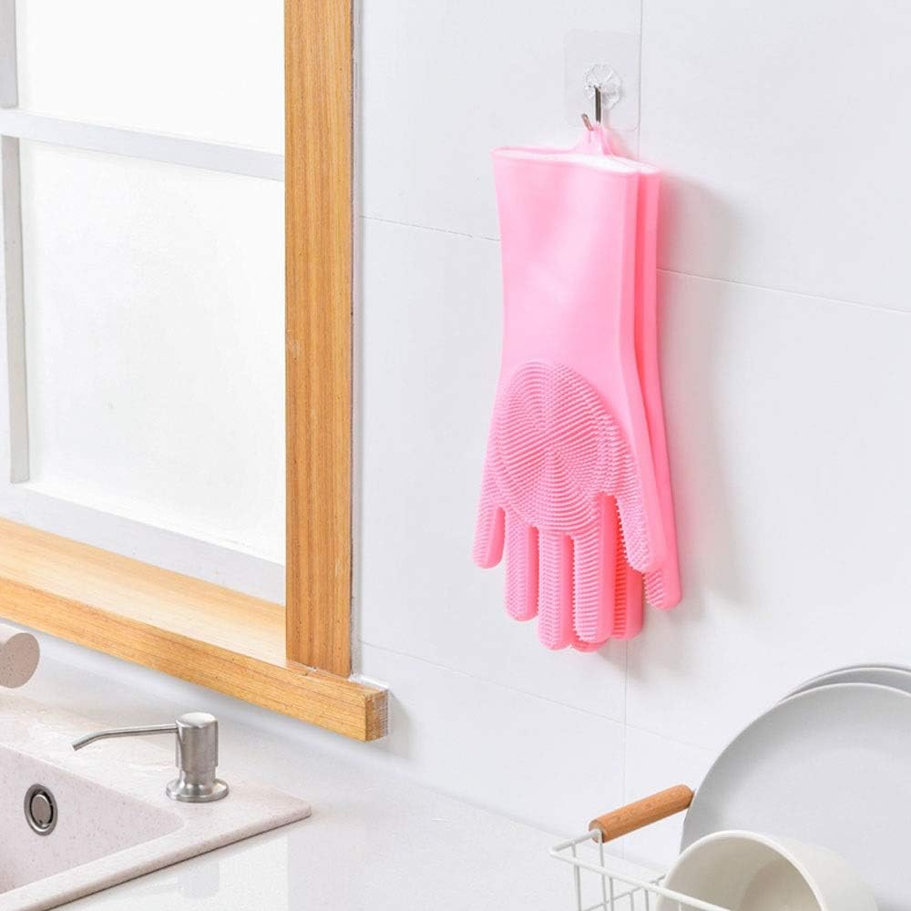 1 Pair Magic Silicone Dishwashing Gloves