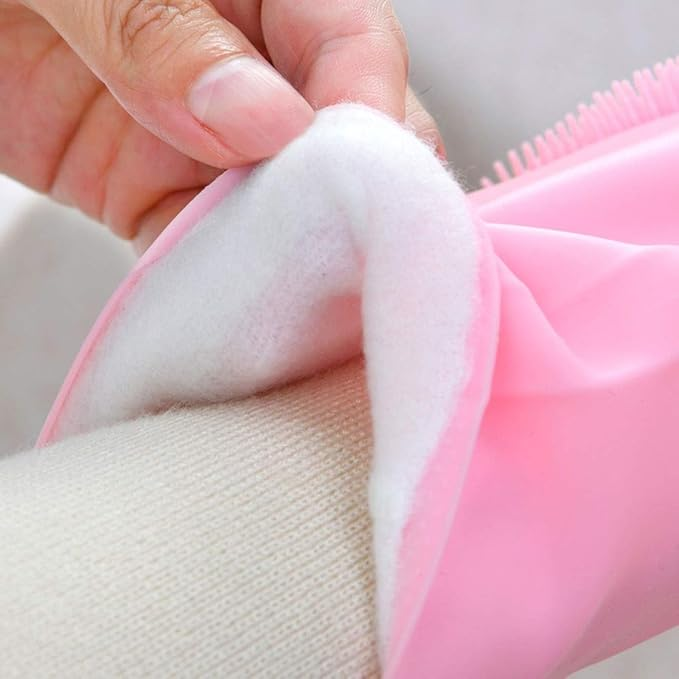 1 Pair Magic Silicone Dishwashing Gloves