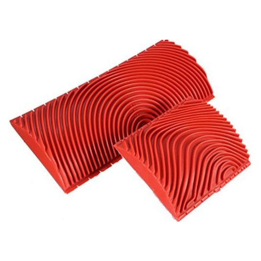 Wood Grain Rubber Roller Set