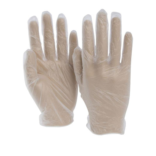 Vinyl powder-free gloves